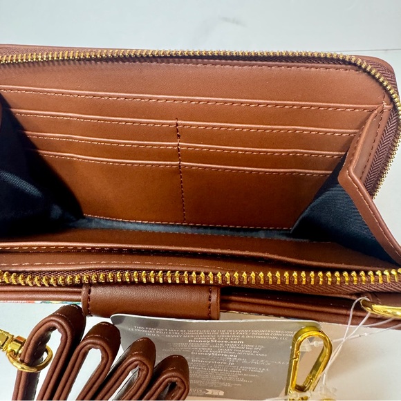 NWT. Disney Parks Mickey Mouse Comic Strip Wallet Wristlet Crossbody bag - Picture 6 of 16